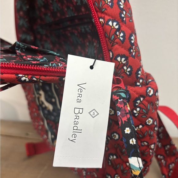 NWT Vera Bradley Small Backpack - Beautiful Enchanting Flowers Print - Picture 5 of 9